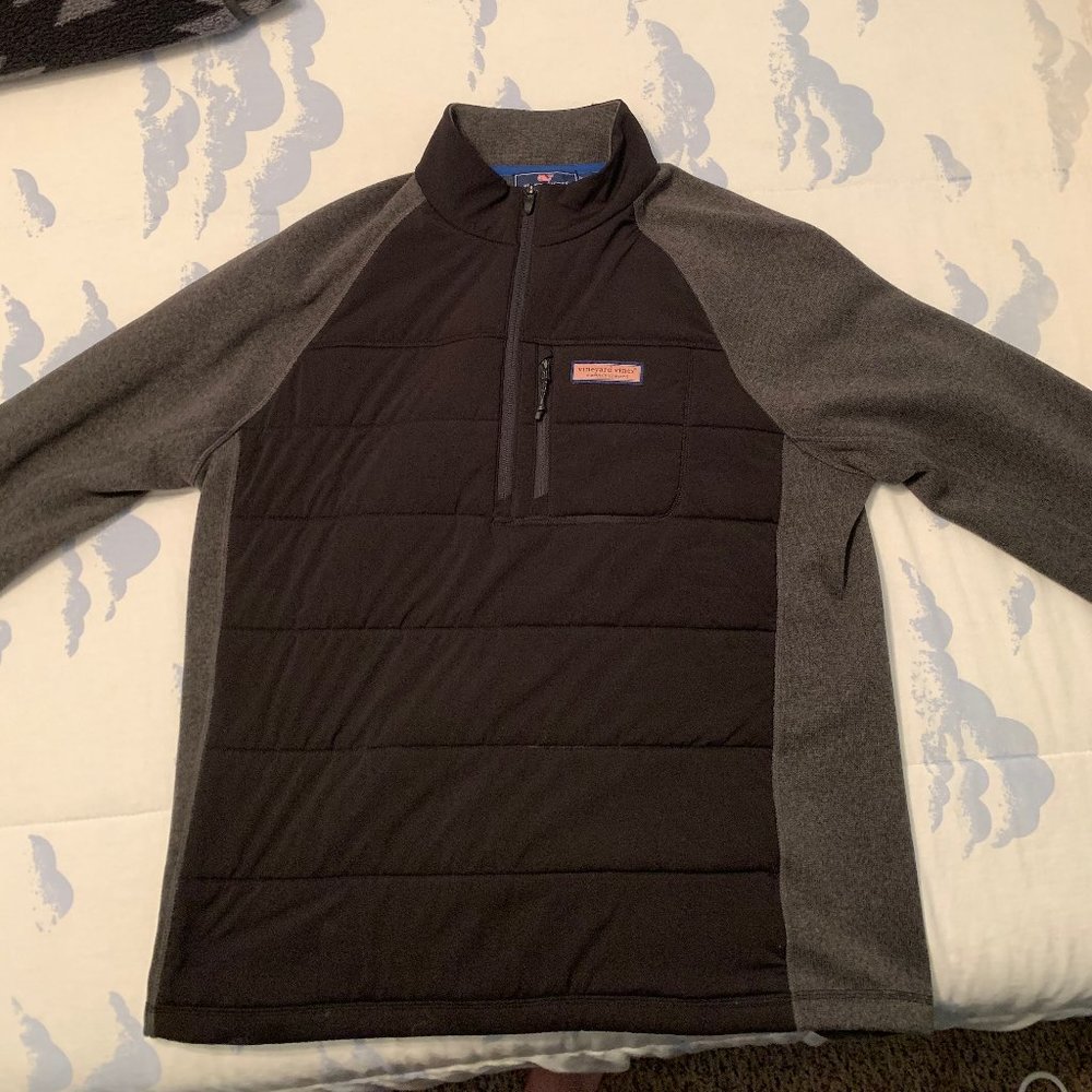 Vineyard Vines Performance Sweater Fleece Black L